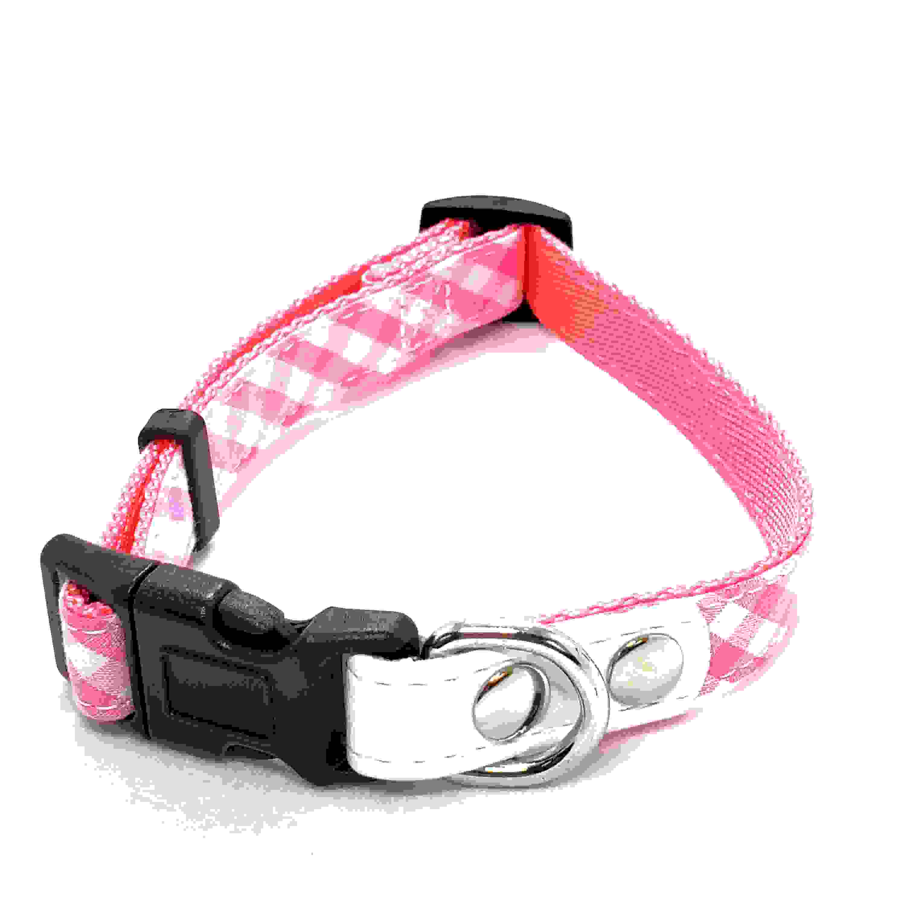 LEADOG NEWギンガムチェックワンタッチカラー M　ピンク