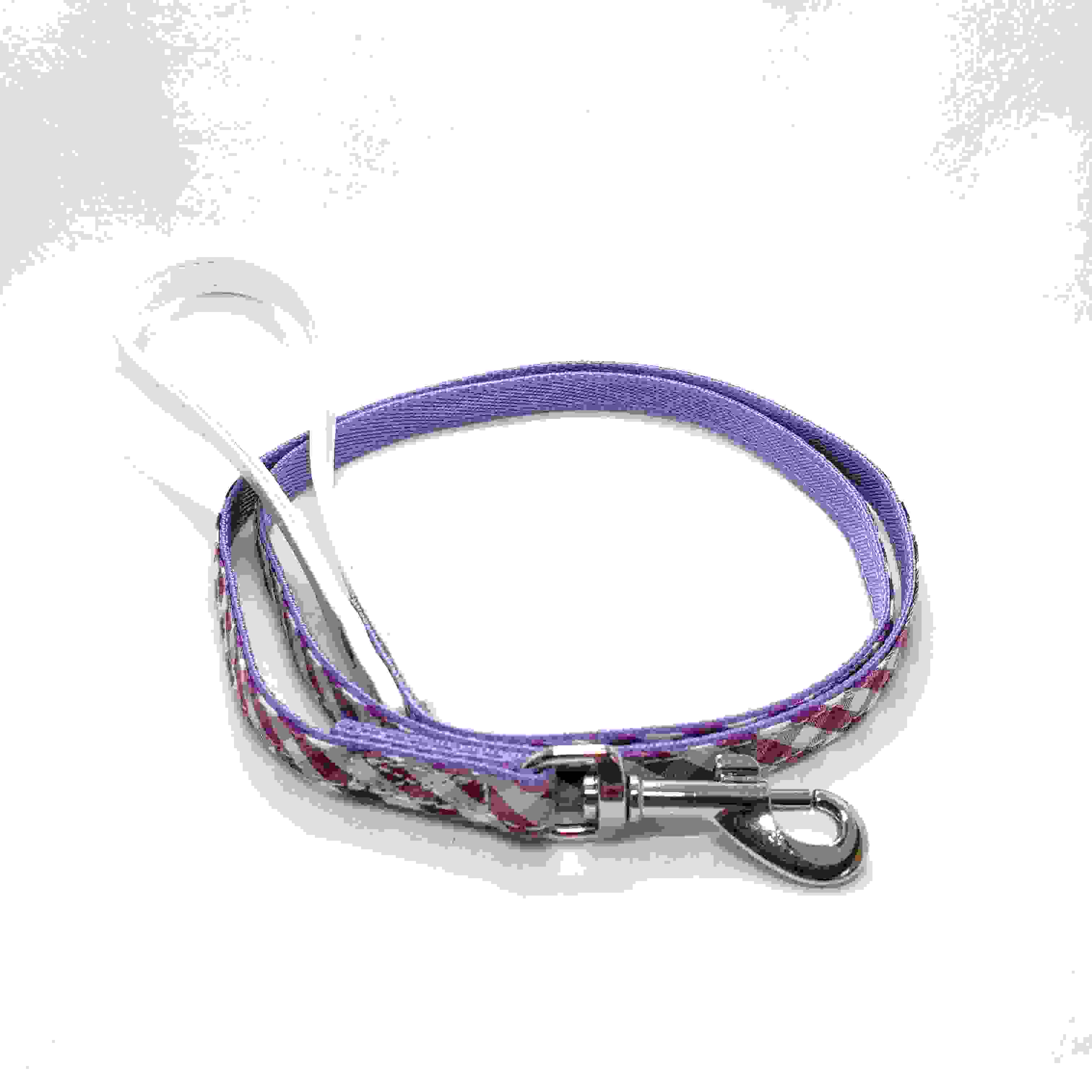 LEADOG NEWギンガムチェックリード S　パープル