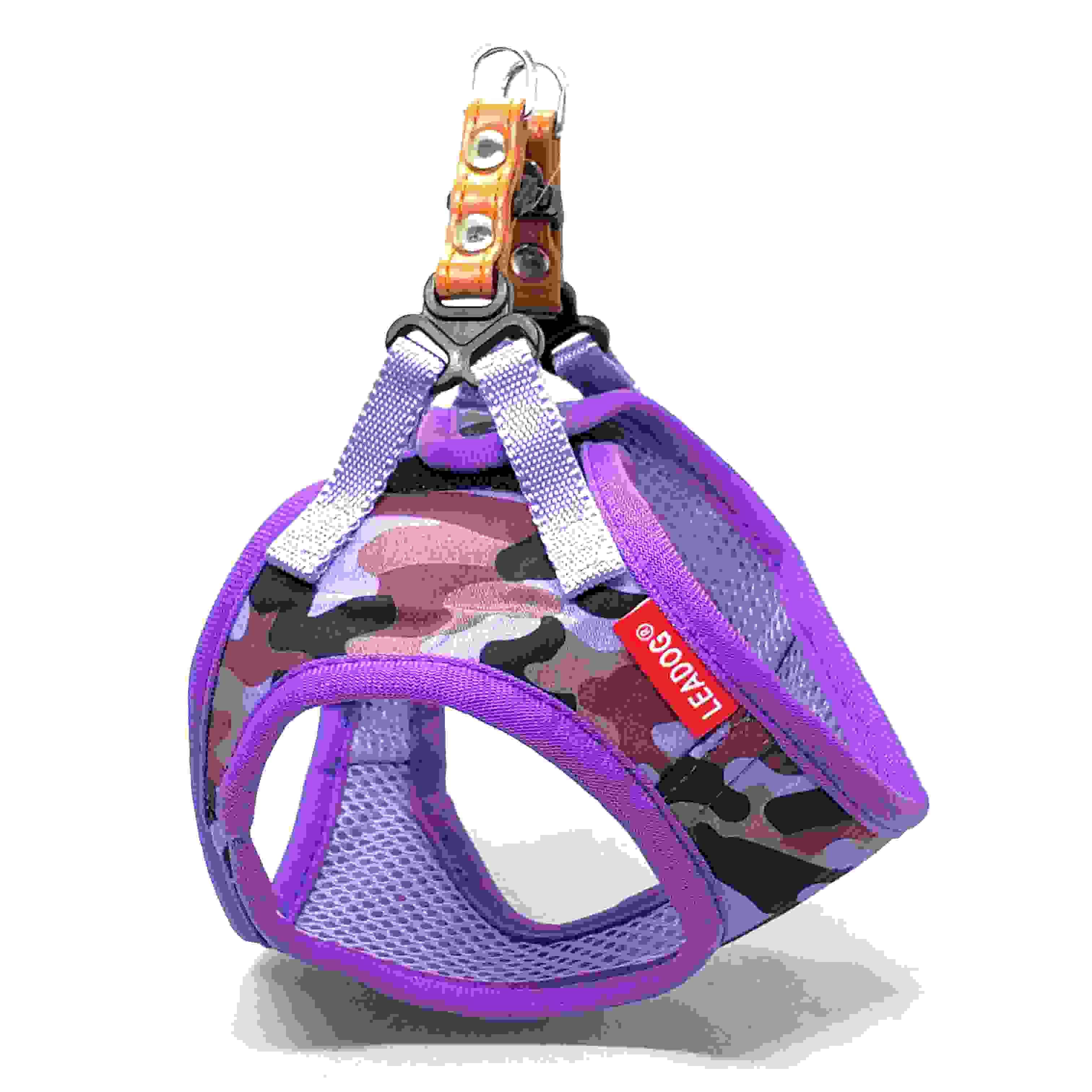 LEADOG 迷彩ソフトハーネス S　パープル