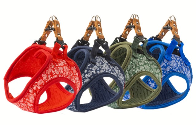 ペイズリー ソフトハーネス SS/S/SM 各色 （ SSサイズ レッド ）