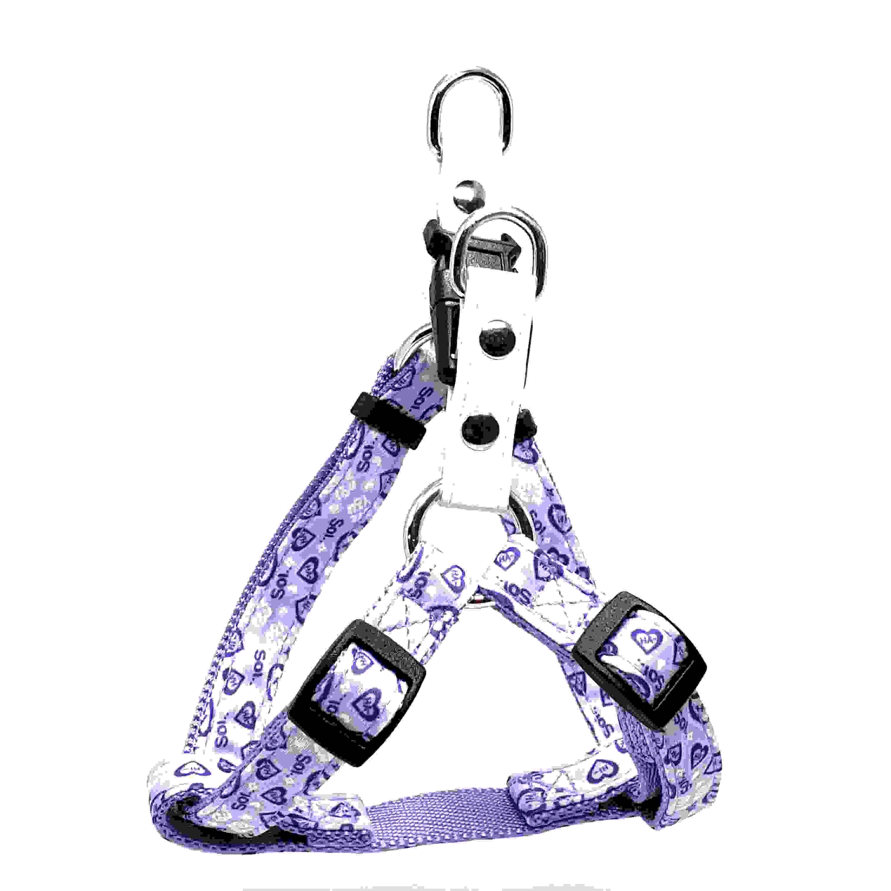 LEADOG ラブハートカンタンハーネス S　パープル