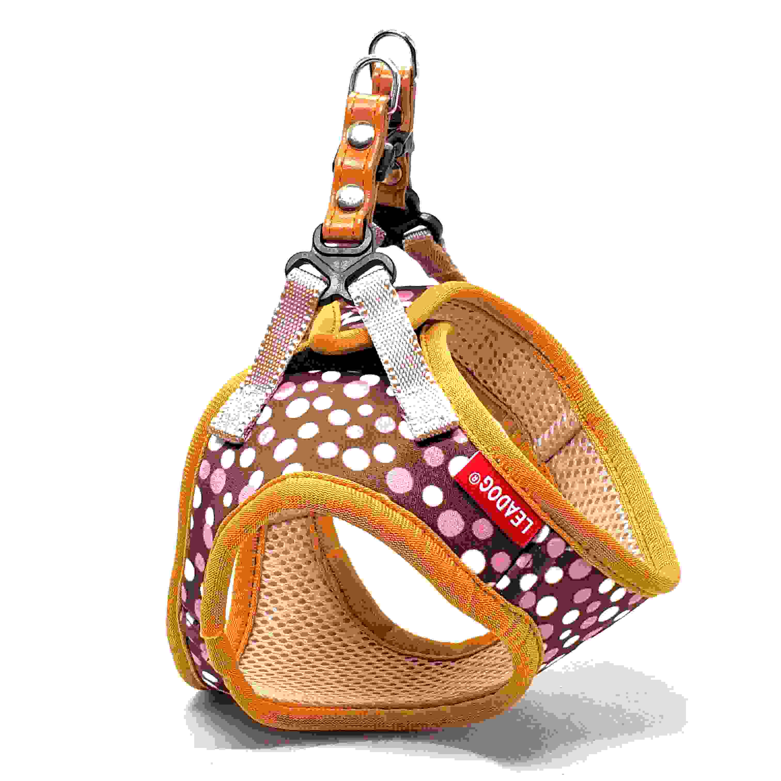 LEADOG 水玉ソフトハーネス SS　ブラウン