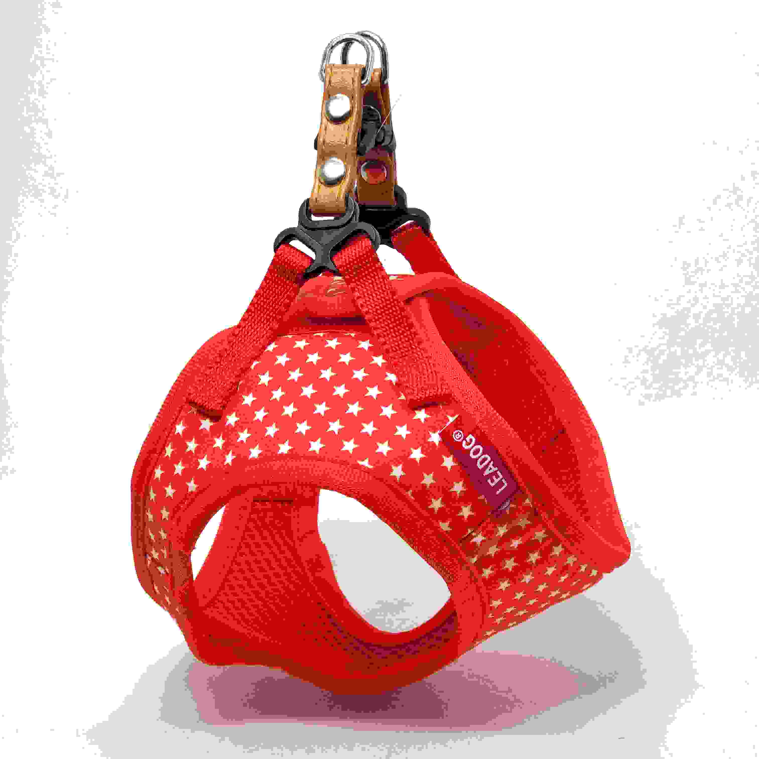 LEADOG スターソフトハーネス S　レッド