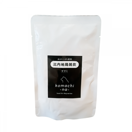komachi-na- あきたこまちと比内地鶏雑炊 ささみ 80g