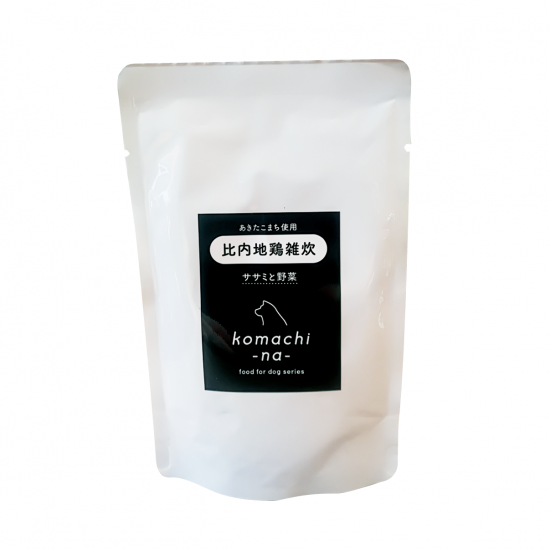 komachi-na- あきたこまちと比内地鶏雑炊 ささみと野菜 80g