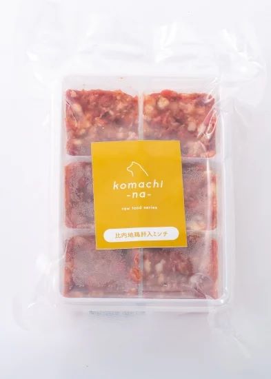 【冷凍】 komachi‐na‐ 比内地鶏肝入ミンチ 20g×6P