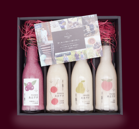 komachi‐na- プレミアム あまざけ ギフトセット 180ml×各1本