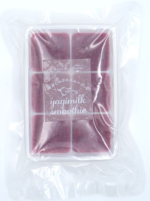 【冷凍】 komachi‐na‐ ヤギミルク レッドスムージー （アップル＆ベリー） 20g×6P