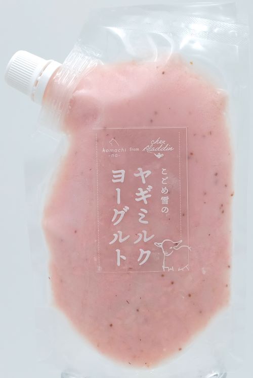 【冷凍】 komachi‐na‐ こごめ雪のヤギミルクヨーグルト いちご 140g