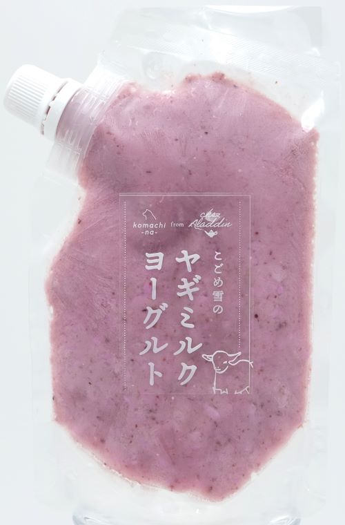 【冷凍】 komachi‐na‐ こごめ雪のヤギミルクヨーグルト ブルーベリー 140g