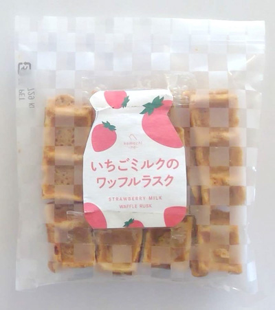 komachi‐na‐ いちごミルクのワッフルラスク