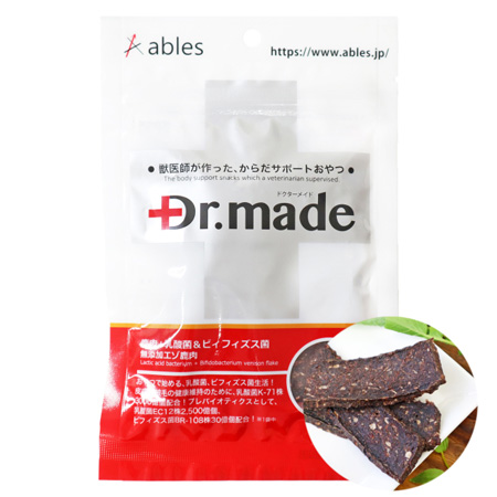 Dr.made 乳酸菌＆ビフィズス菌 無添加エゾ鹿肉 30g