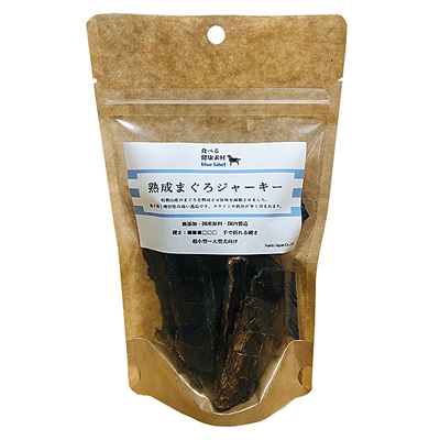 食べる健康素材 那智勝浦産 熟成 まぐろジャーキー 愛犬用 70g