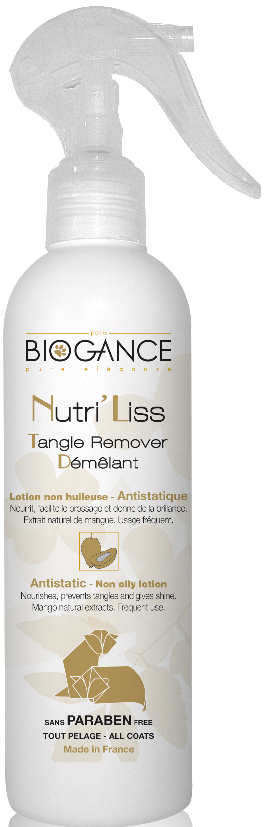 BIOGANCE ニュートリ・リス ブラッシングローション 猫用 250ml