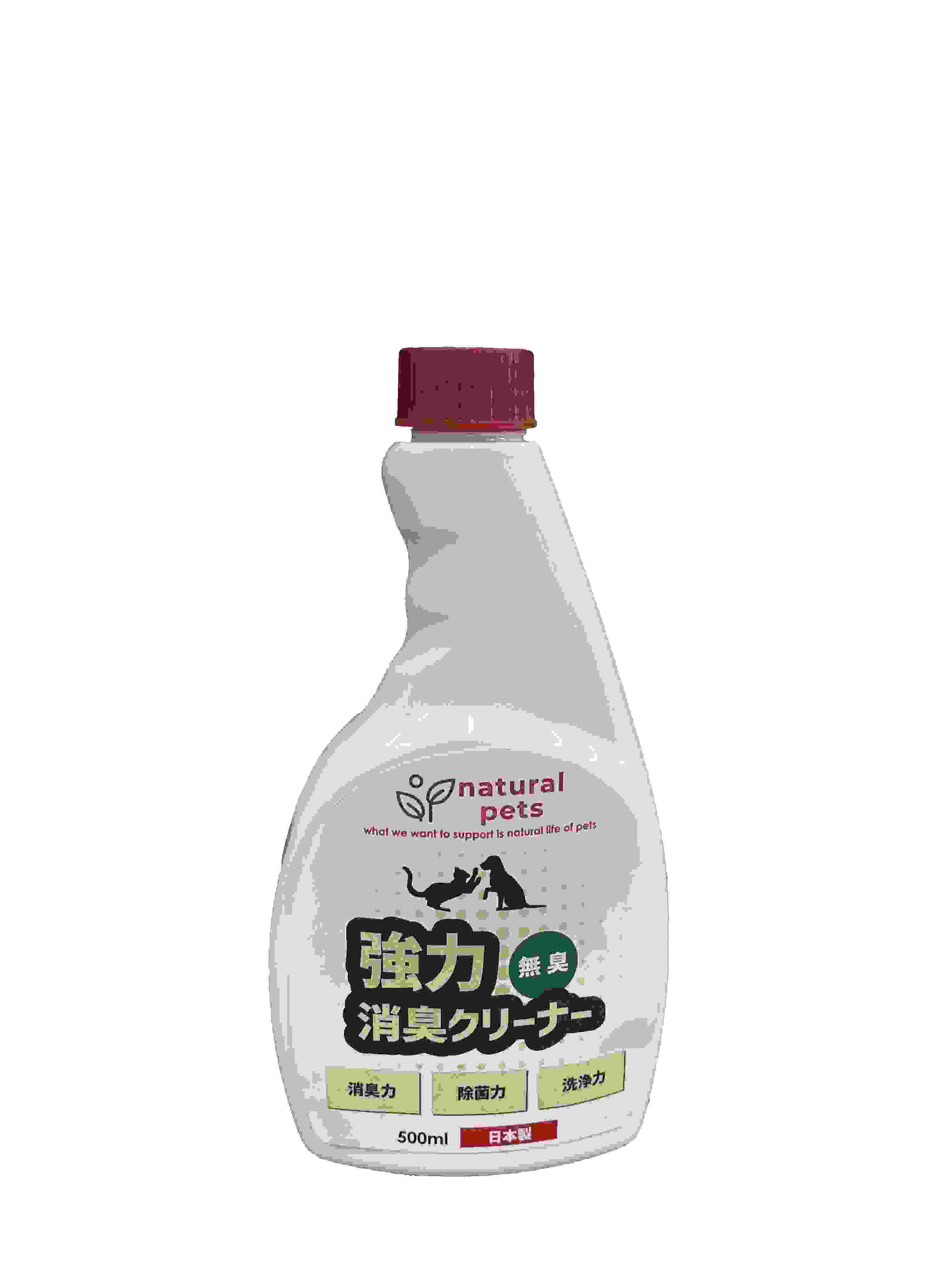 ナチュラルペッツ シプレールナチュラルペッツ強力消臭クリーナー無香詰替用 500ml