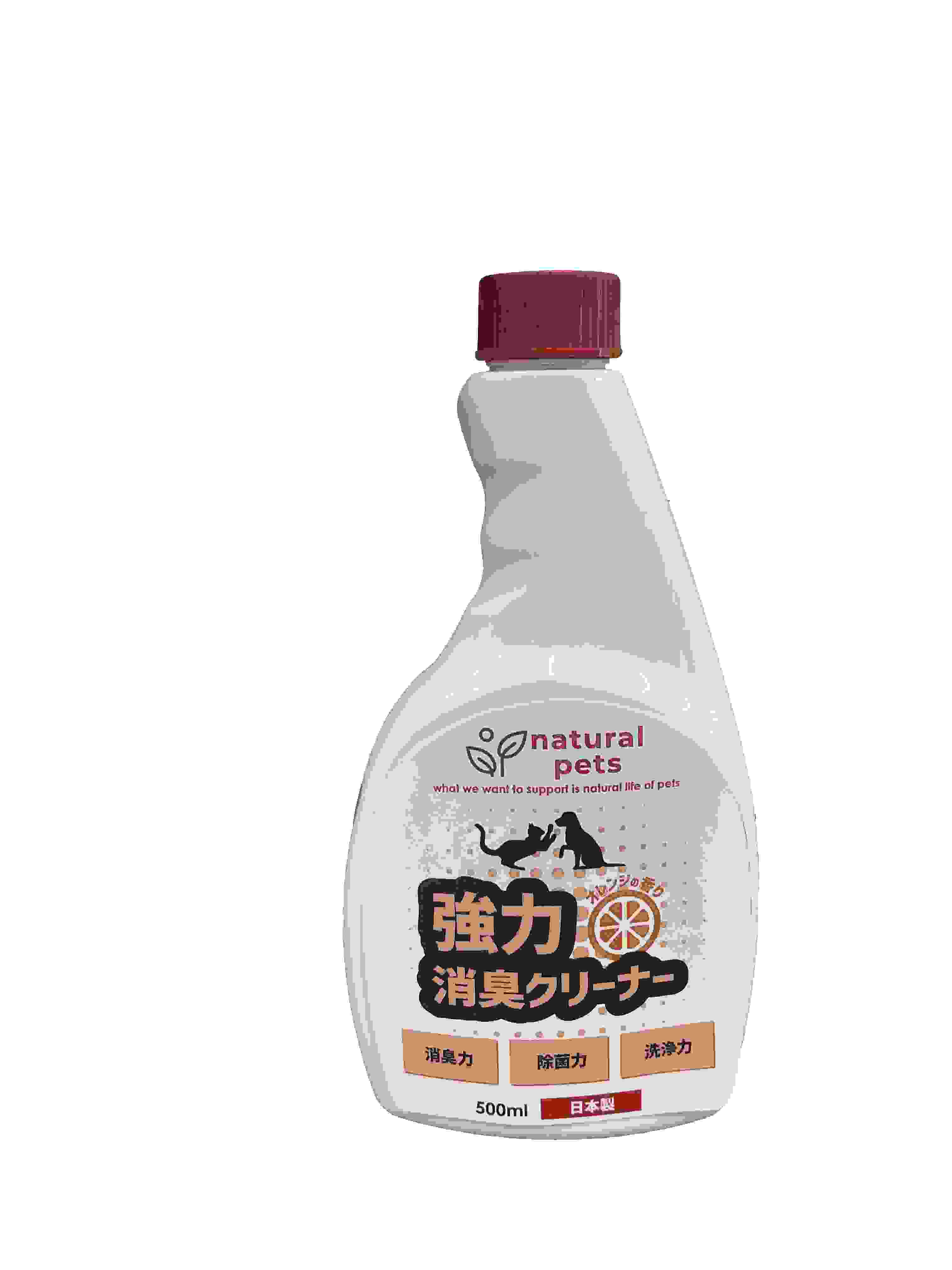 ナチュラルペッツ シプレールナチュラルペッツ強力消臭クリーナーオレンジの香り詰替 500ml