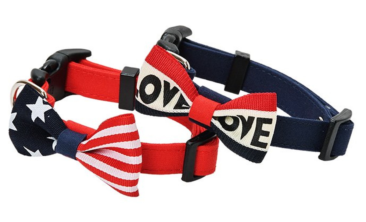 Dog Amo.k カラー ビバリー S/M/L レッド/ネイビー （ S レッド ）