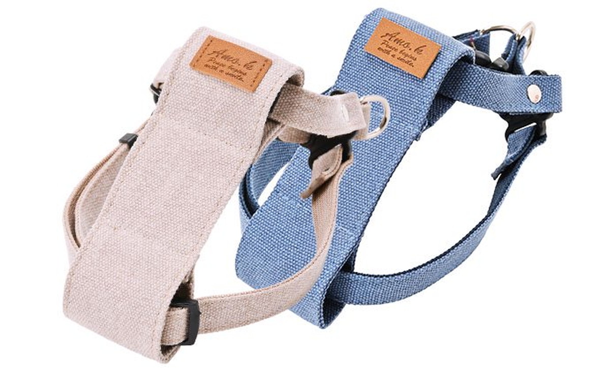 Dog Amo.k ハーネス ナチュラル ベージュ 各サイズ （ 1号 ）