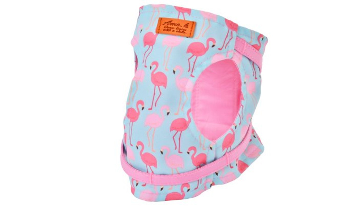 Dog Amo.k ハーネス フラミンゴ ピンク 各サイズ （ 1号 ）