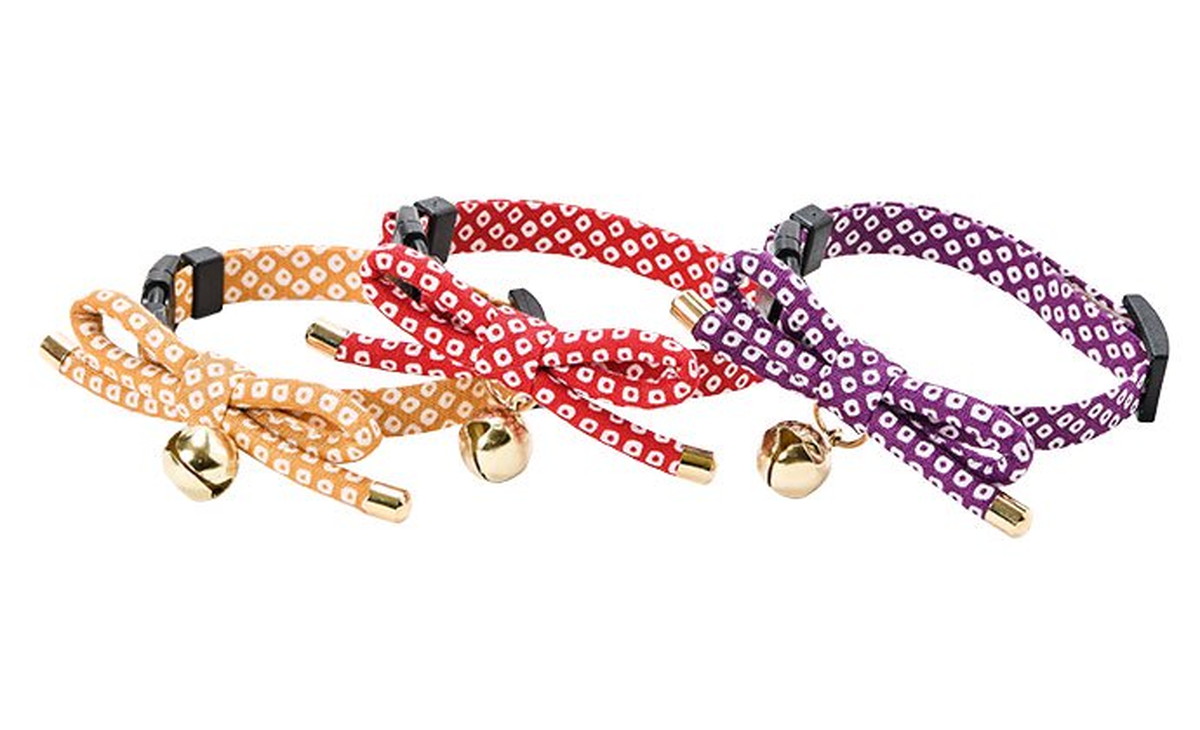 Cat Amo.k カラー 鹿ノ子 S/M レッド/イエロー/パープル （ S レッド ）