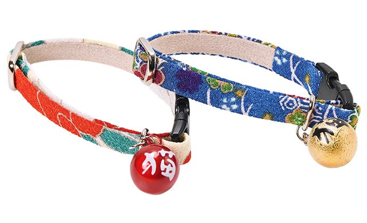 Cat Amo.k カラー J - 華柄 S/M ブルー/オフ （ S ブルー ）