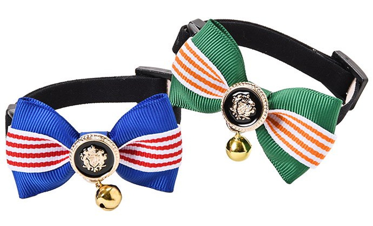 Cat Amo.k カラー ハンサム リボン S/M グリーン/ブルー （ S グリーン ）