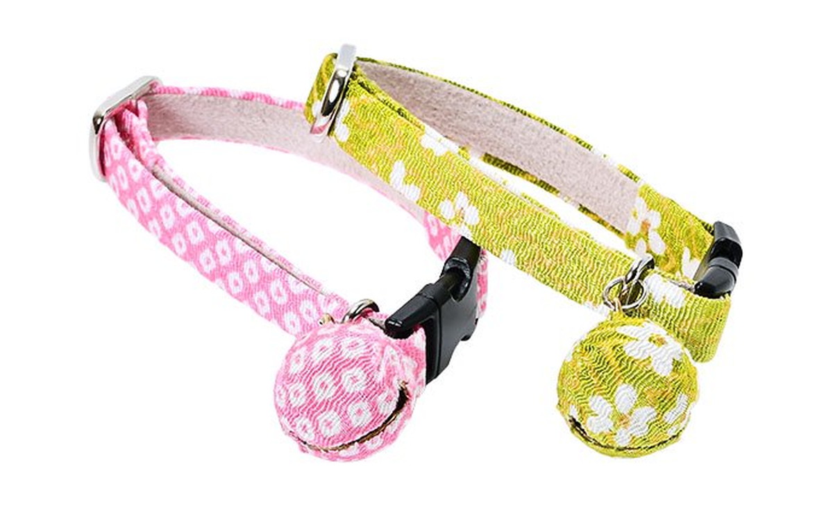 Cat Amo.k カラー J - 和み S/M ピンク/グリーン （ S ピンク ）