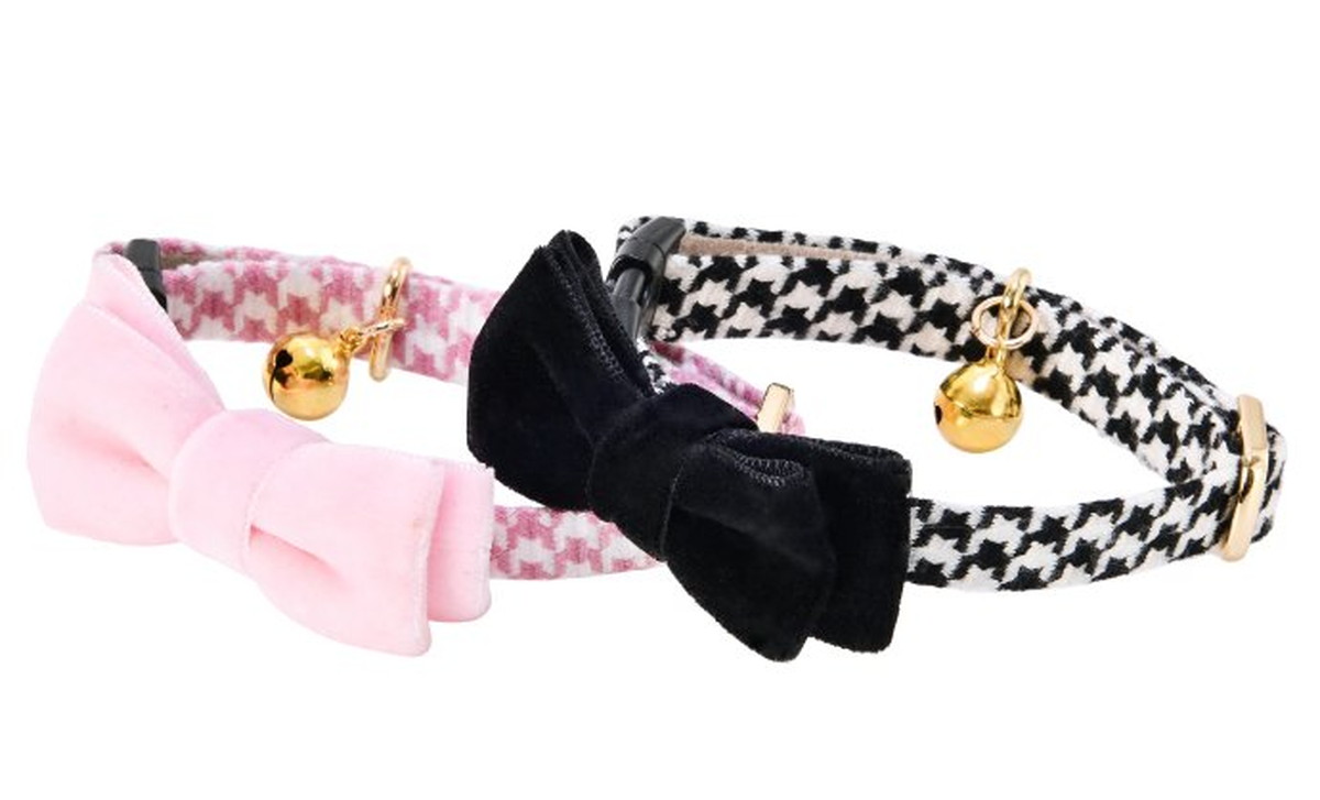 Cat Amo.k カラー 千鳥 S/M ピンク/ブラック （ S ピンク ）
