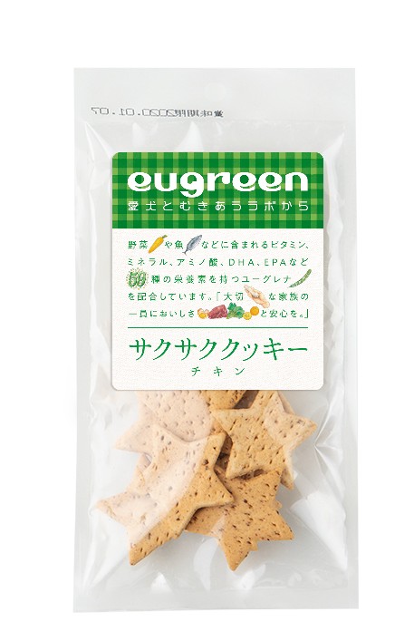ユーグリーン　おやつ　サクサククッキー　チキン