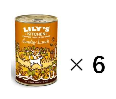 リリーズキッチン 日曜日ランチ ドッグ 400g×6個