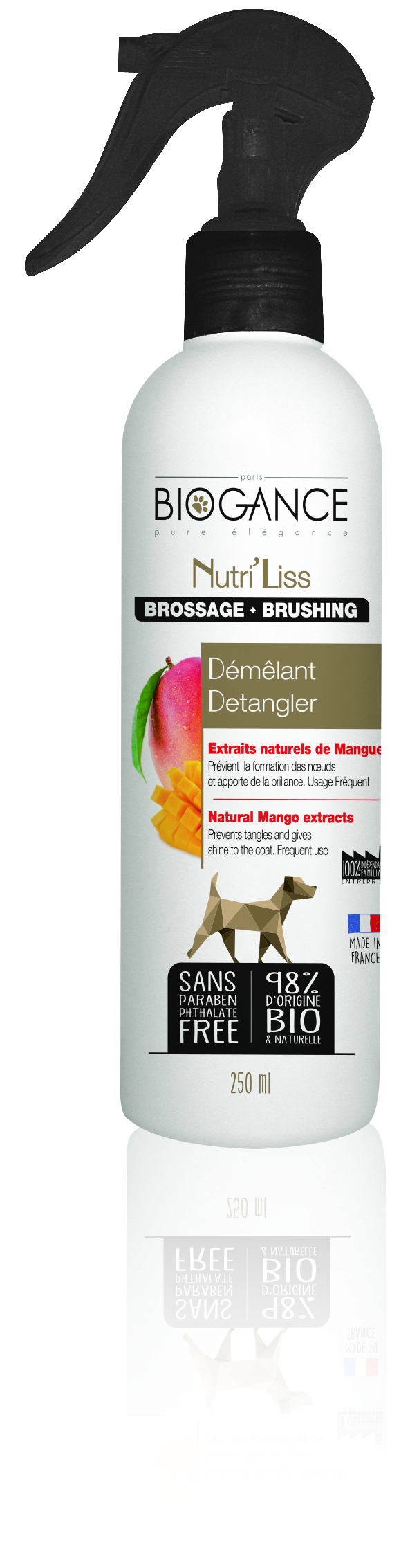 BIOGANCE ニュートリ・リス ブラッシングローション 犬用 250ml