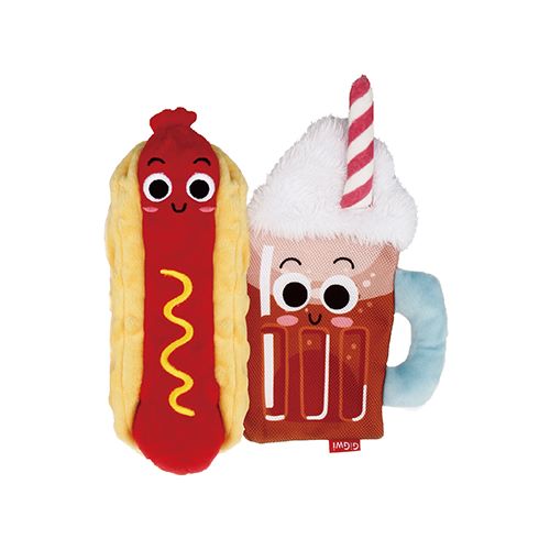 GiGwi フーディーフレンズ インアンドアウト ホットドッグ