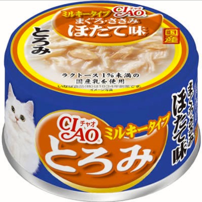 CIAO とろみ ミルキータイプ まぐろ・ささみほたて味 80g