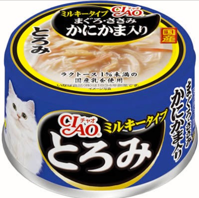 CIAO とろみ ミルキータイプ まぐろ・ささみかにかま入り 80g