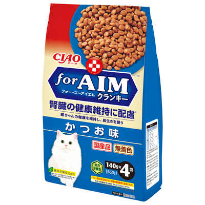 CIAO for AIM クランキー かつお味 140g×4袋