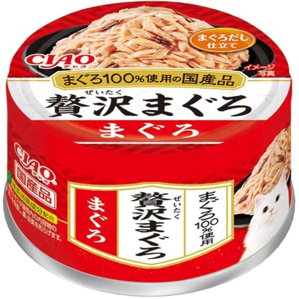 【9月30日終売予定】CIAO 贅沢まぐろ まぐろ　60g