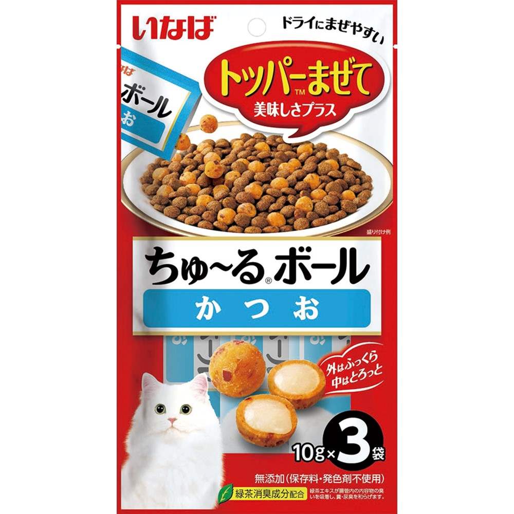 ちゅ～るボール かつお 10g×3袋