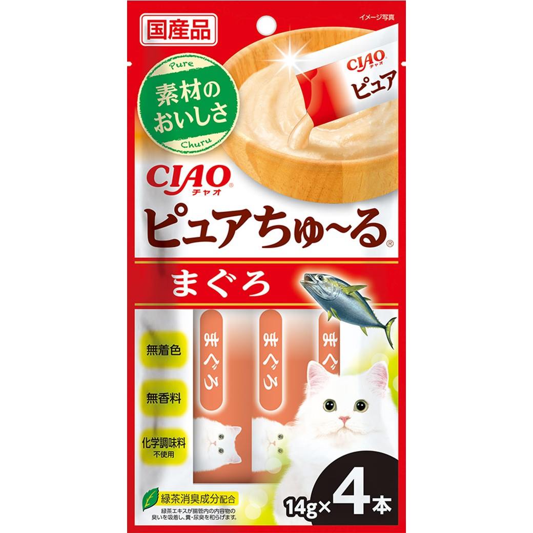 CIAO　ピュアちゅーる　まぐろ 14g×4P