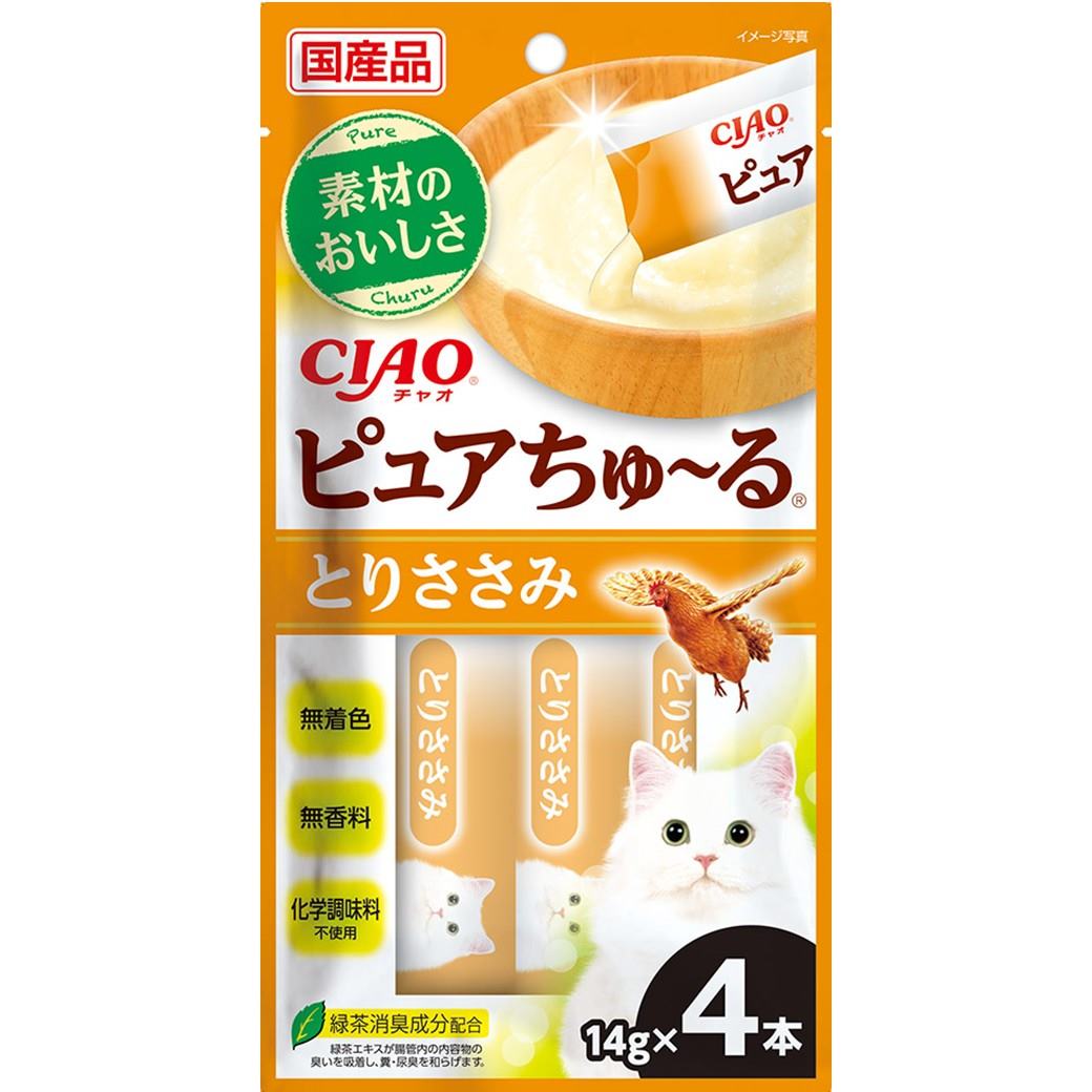 CIAO　ピュアちゅーる　とりささみ 14g×4P