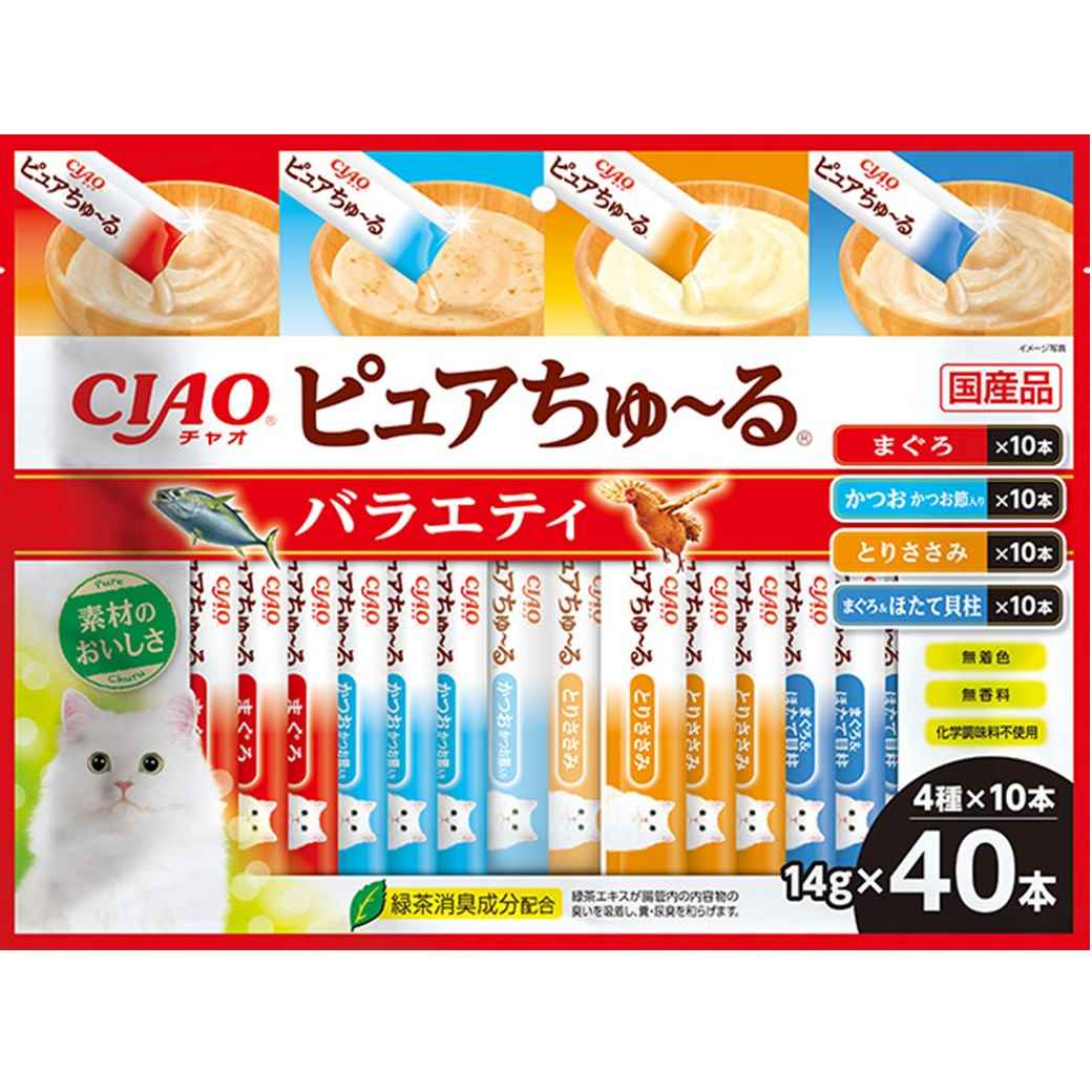 CIAO　ピュアちゅーる　バラエティ 14g×40P