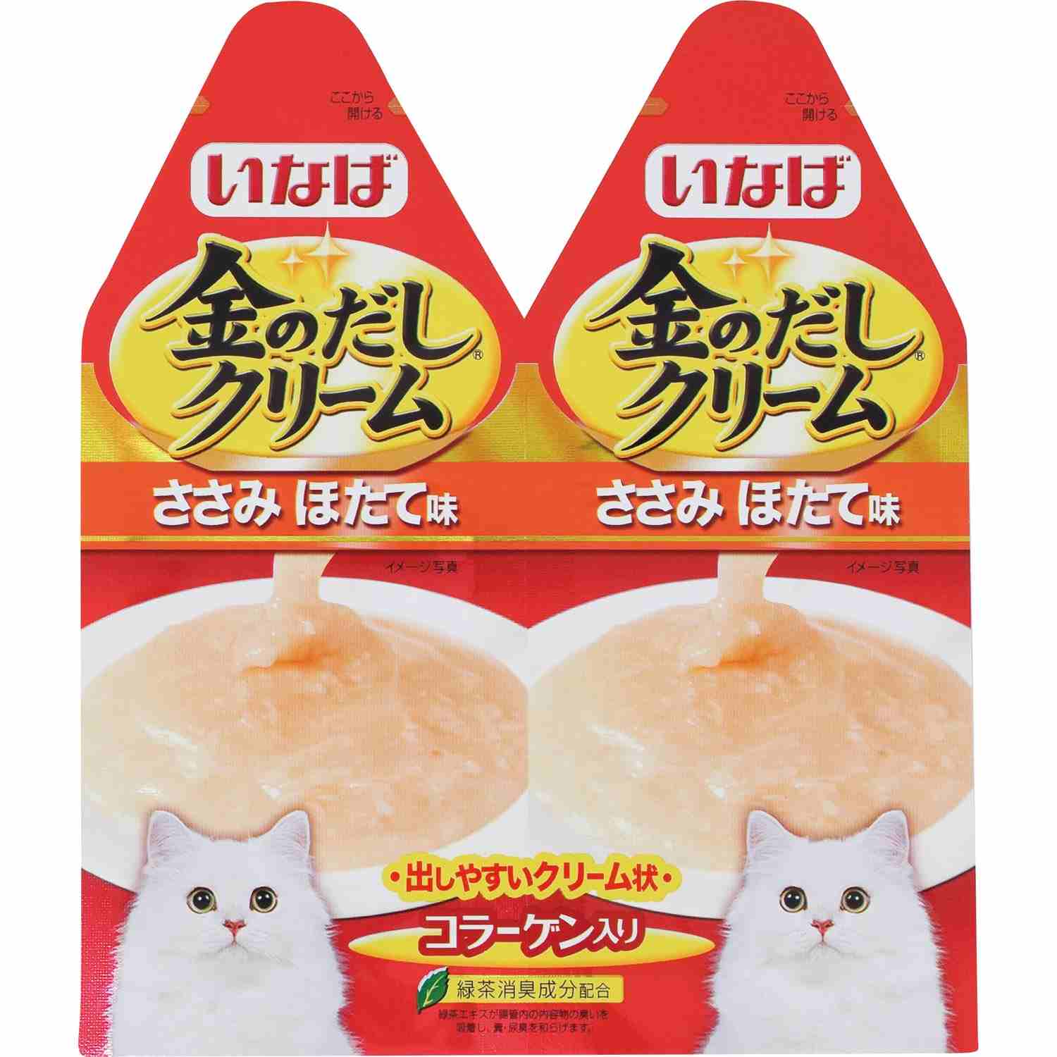 金のだしクリーム ささみ　ほたて味 60g (30g×2)