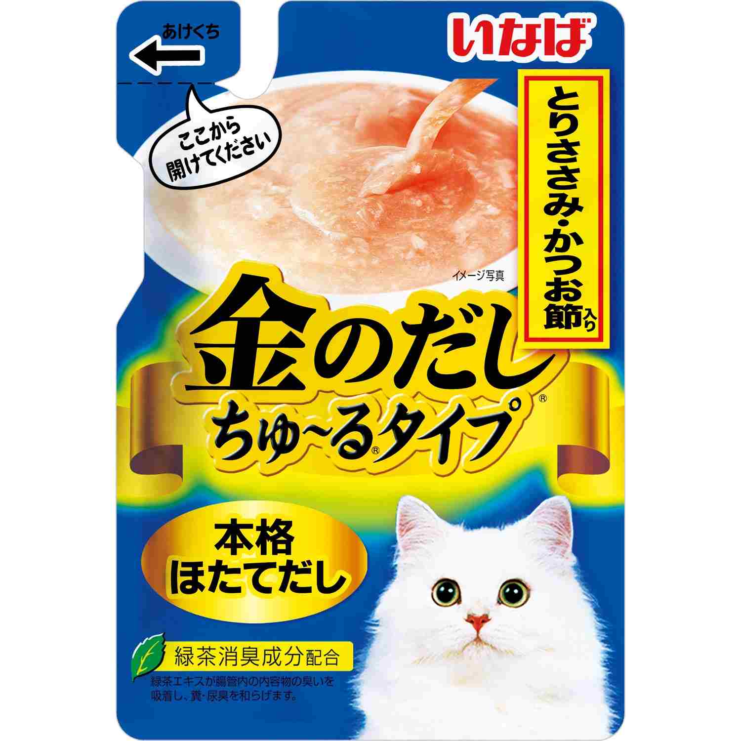 金のだしちゅ～るタイプ とりささみ　かつお節入り 140g