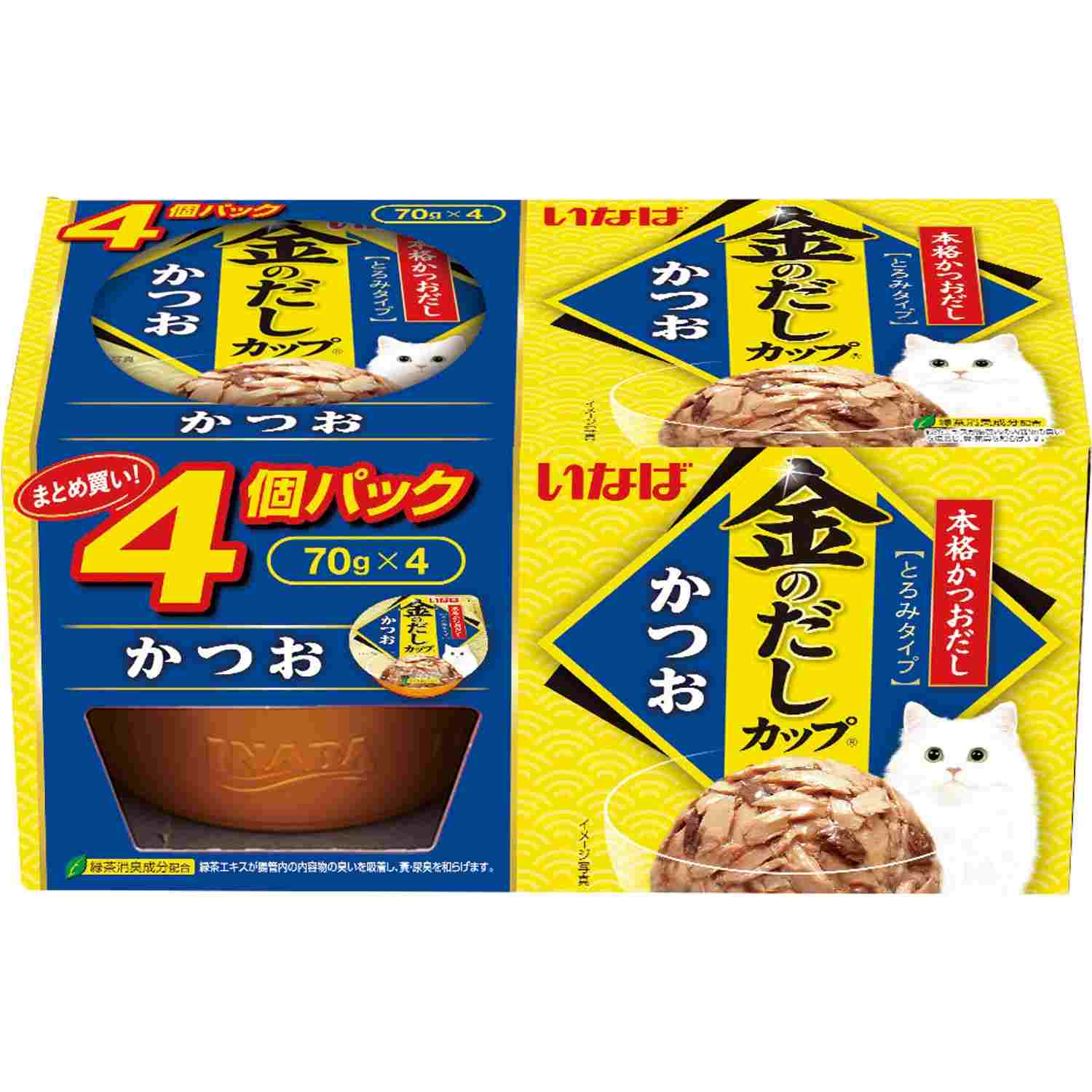 金のだしカップ かつお 70g×4個