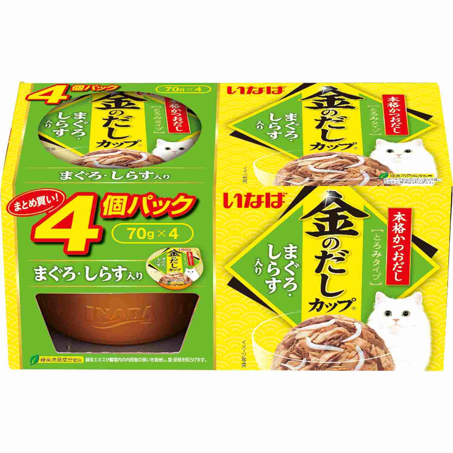 金のだしカップ まぐろ・しらす入り 70g×4個