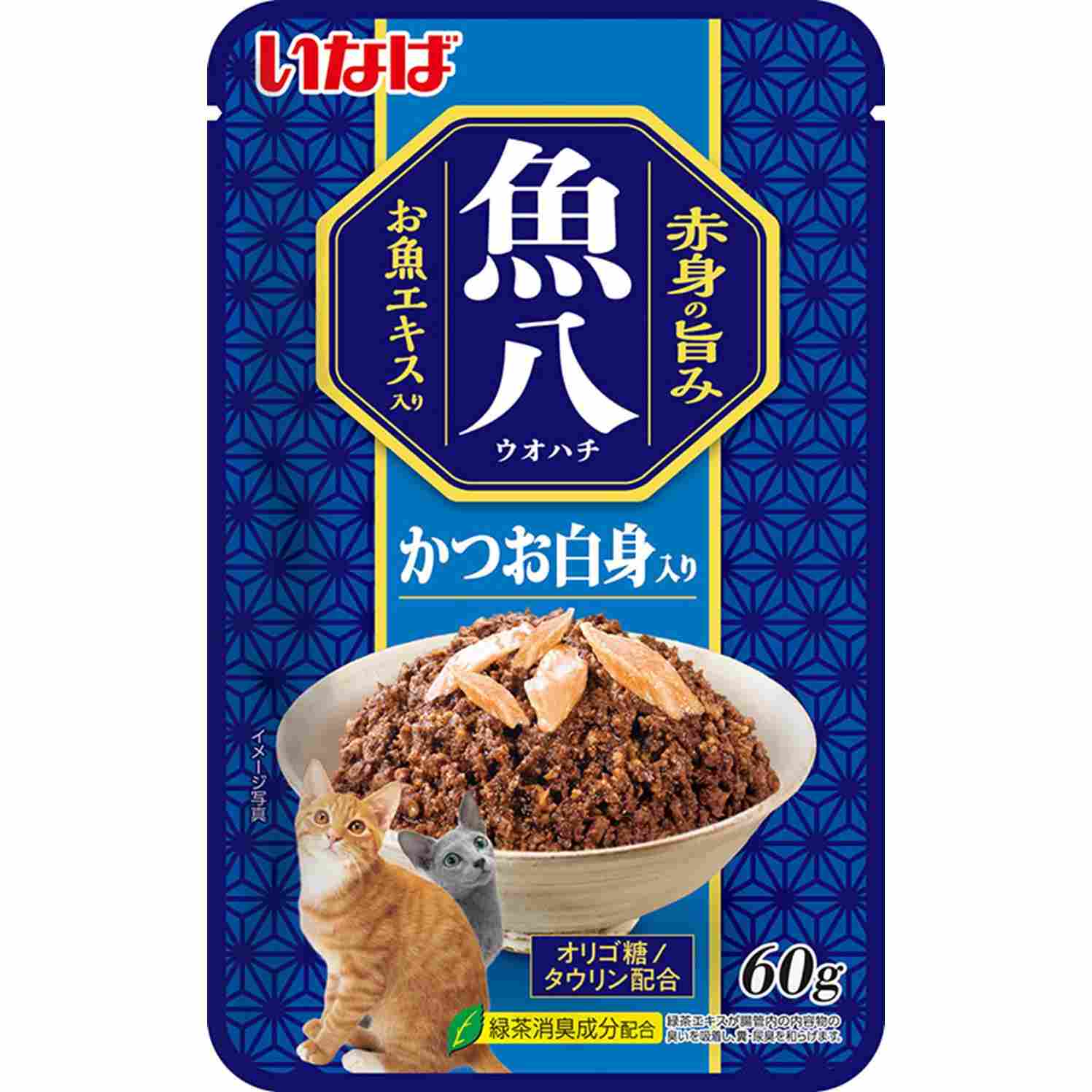 魚八パウチ　かつお白身入り 60g