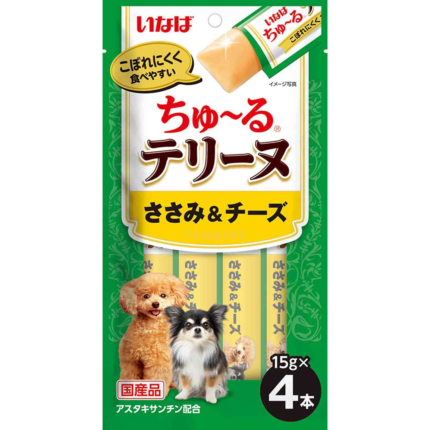 ちゅーるテリーヌ　ささみ＆チーズ 15g×4P