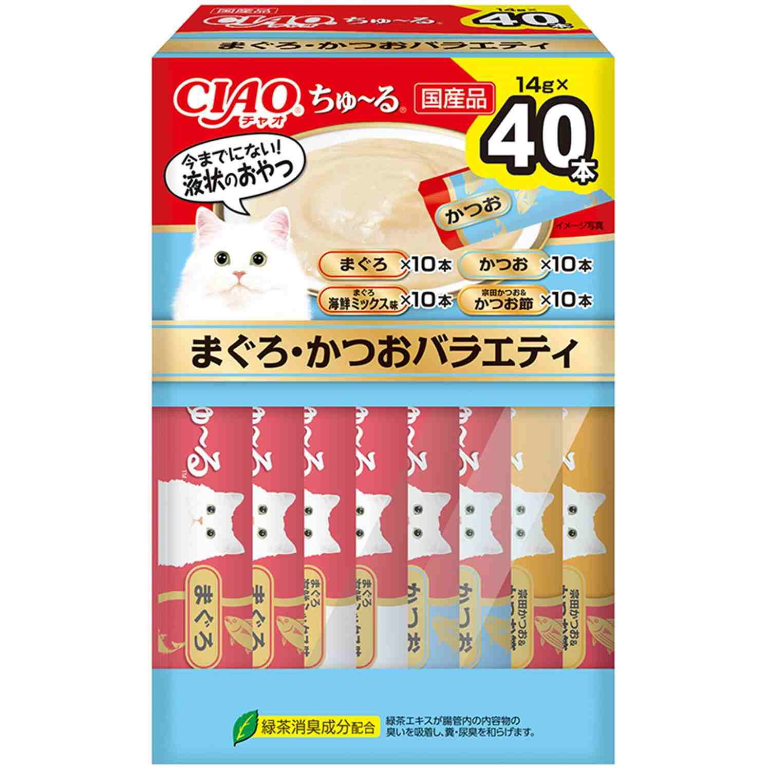 CIAOちゅーる　まぐろ・かつおバラエティ 14g×40P