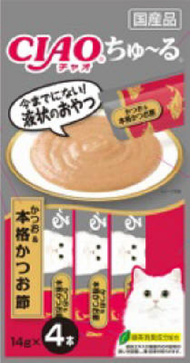 CIAO ちゅーる 鰹本格鰹節 4本