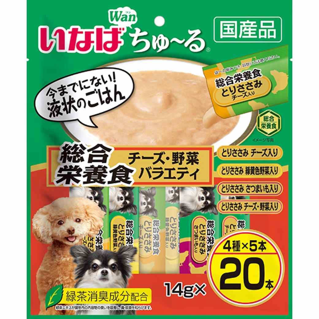 いなば ちゅ～る 総合栄養食　ビーフ・チーズバラエティ 14g×20本