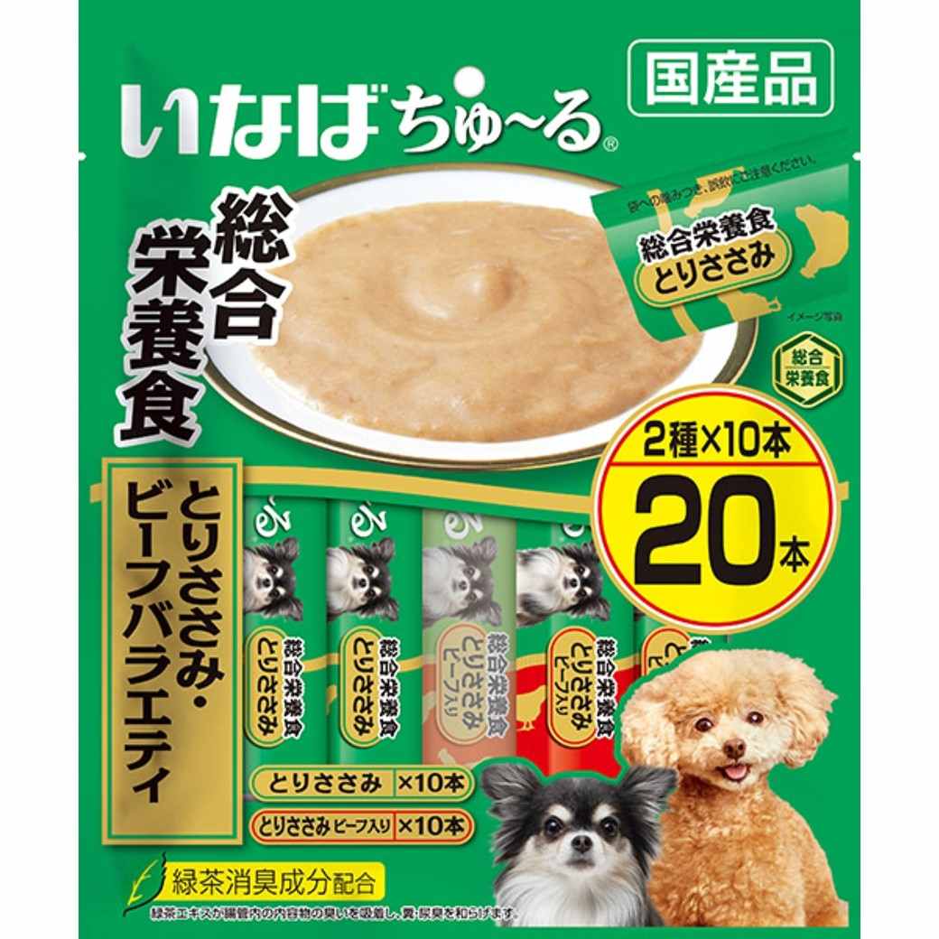 いなば ちゅ～る 総合栄養食　とりささみバラエティ 14g×20本